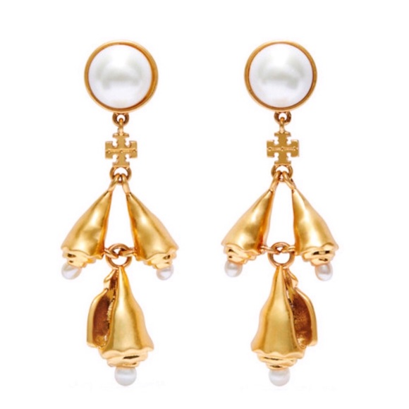 TORY BURCH • Poetry Of Things Necklace Earrings Set - Picture 7 of 9